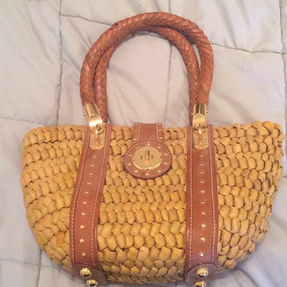Michael Kors braided summer bag